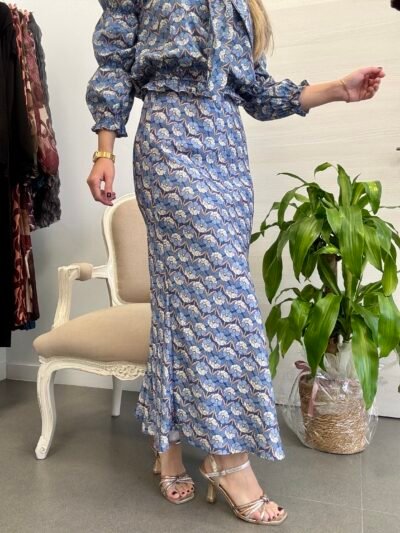 Falda Leonora Azul