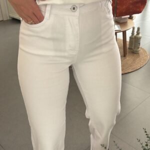 Pantalón vaquero blanco