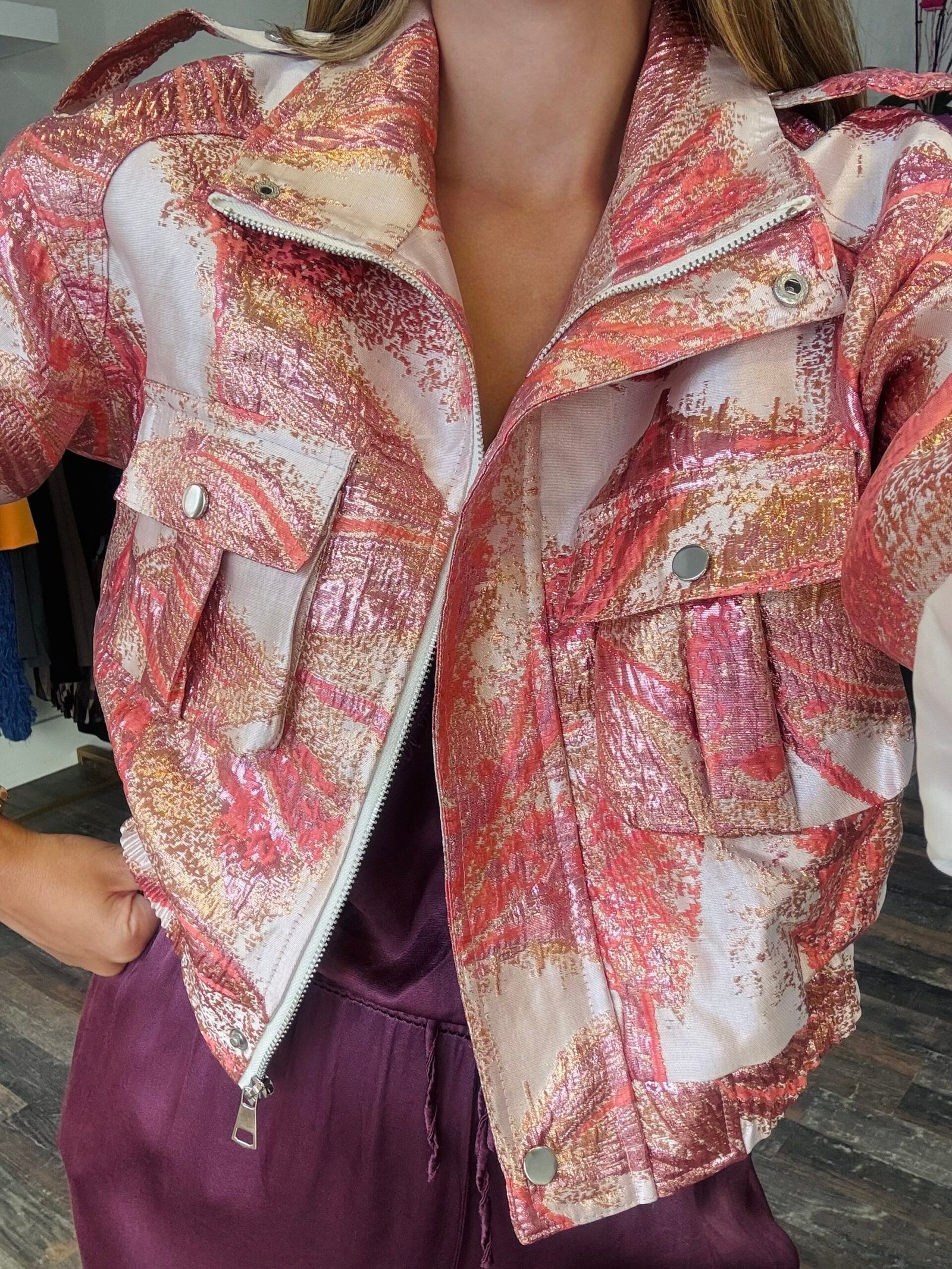 Bomber Aura Coral - Imagen 3