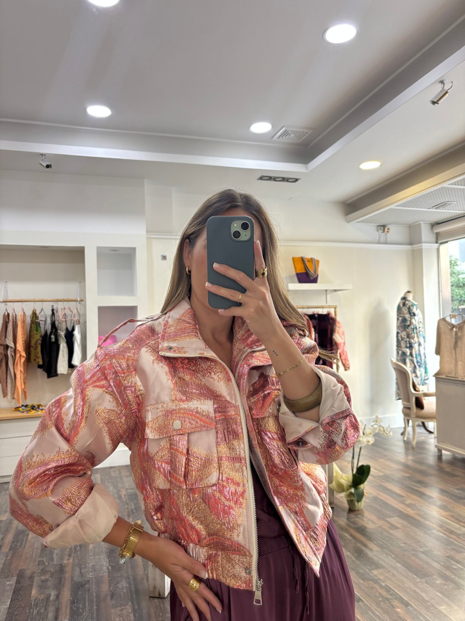 Bomber Aura Coral - Imagen 2