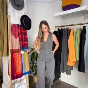 Pantalón Traje Gris Tiffosi