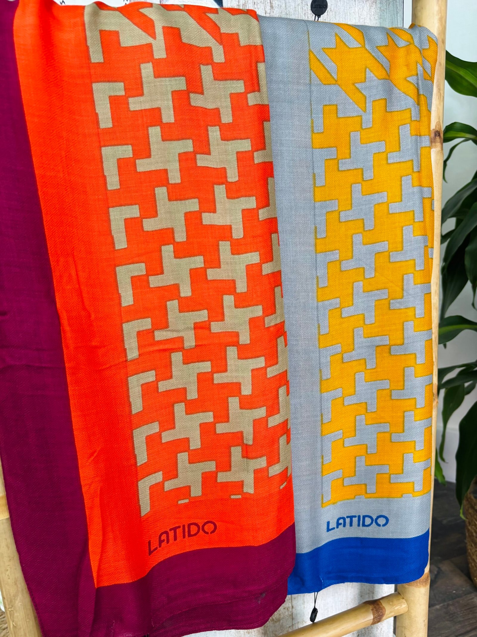 Fular Latido Puzzle Azul - Imagen 2