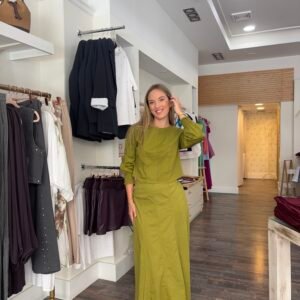 Blusa Vaquera Verde Oliva