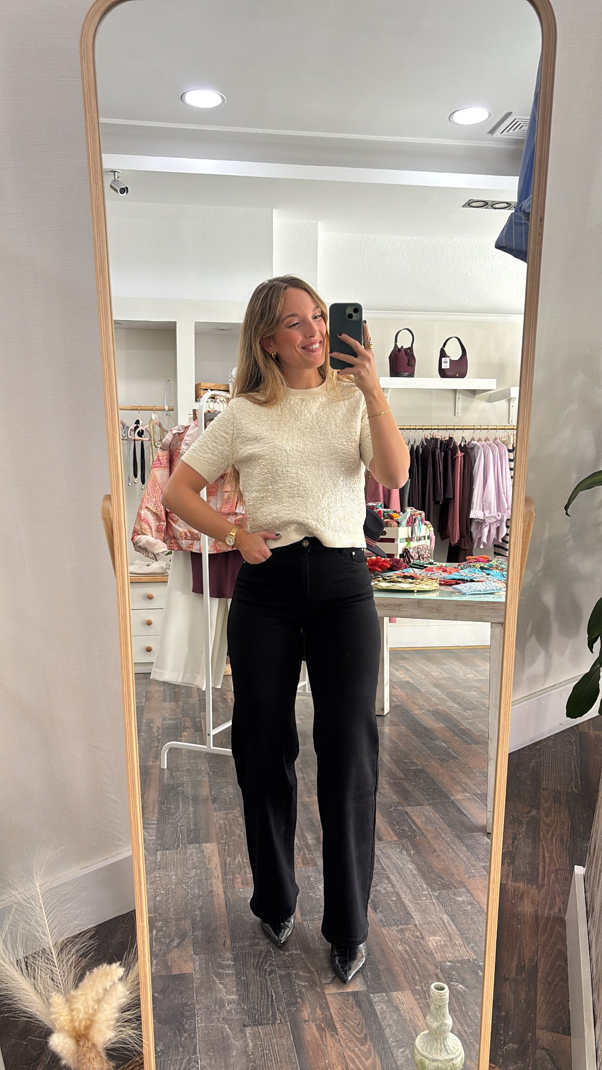 Pantalón Vaquero Negro - Imagen 3