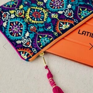 Bolsita Neceser Grande Bordado Mandalas