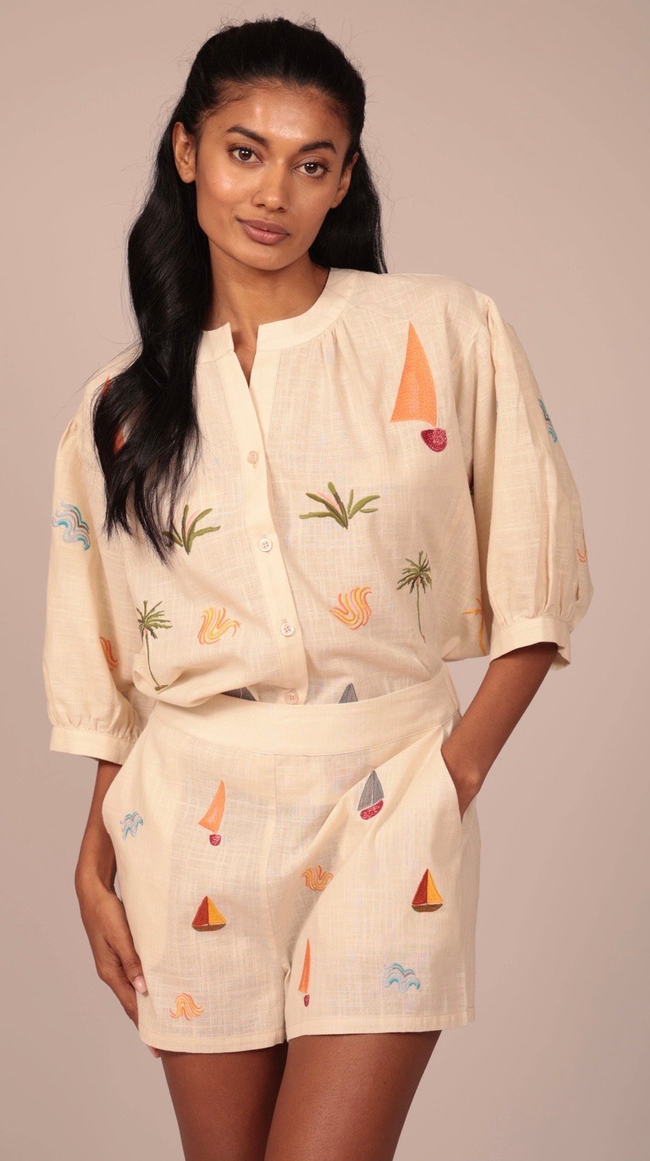 Camisa Bordada Marinero
