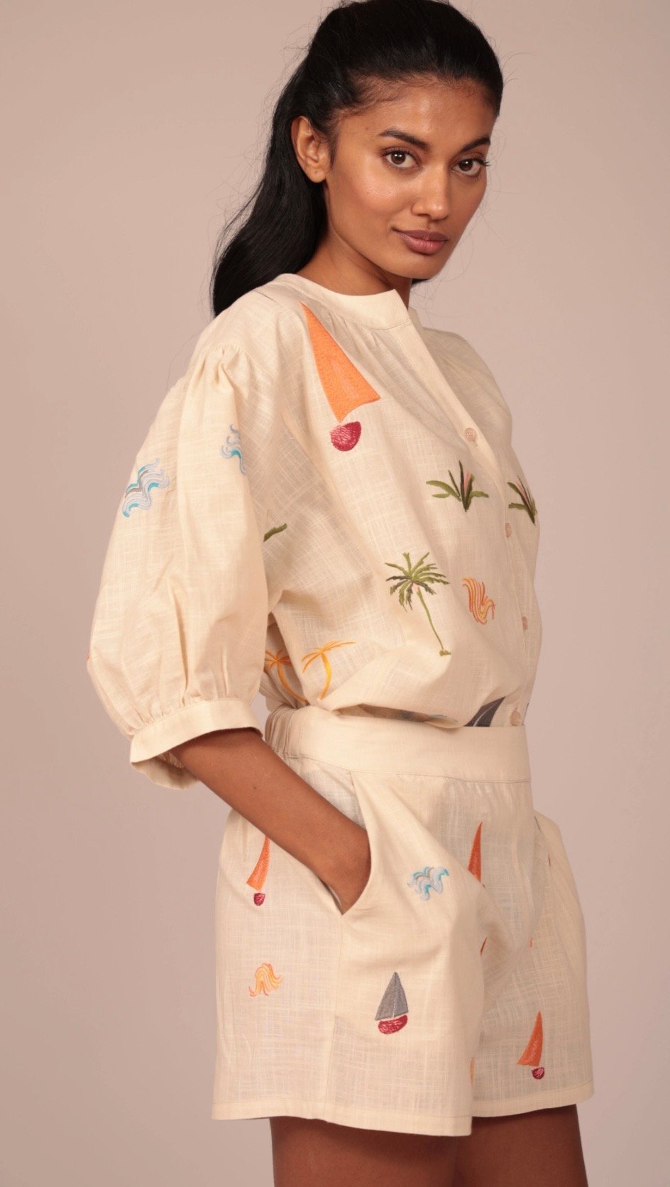 Camisa Bordada Marinero - Imagen 3