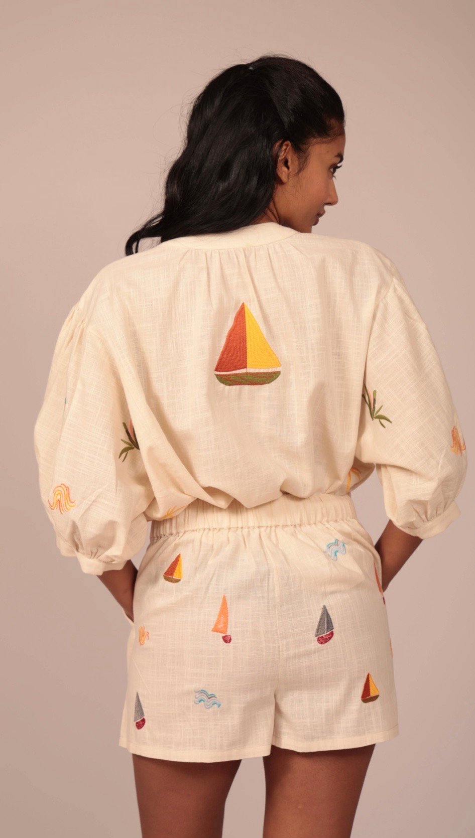 Camisa Bordada Marinero - Imagen 2