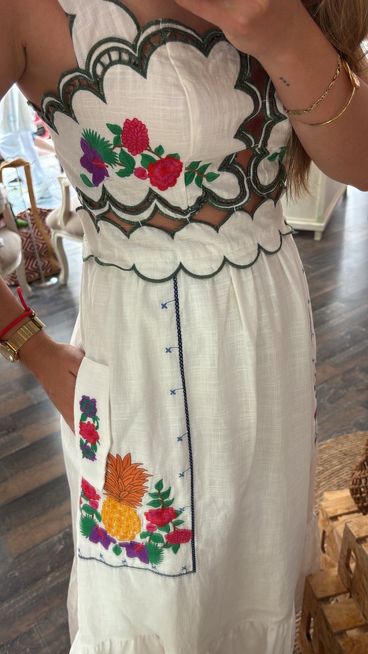 Vestido Menorca Bordado - Imagen 3