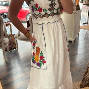 Vestido Menorca Bordado