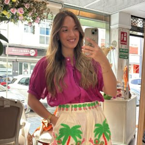 Pantalón Tropical Bordado