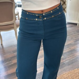 Pantalón Azul Tachuelas