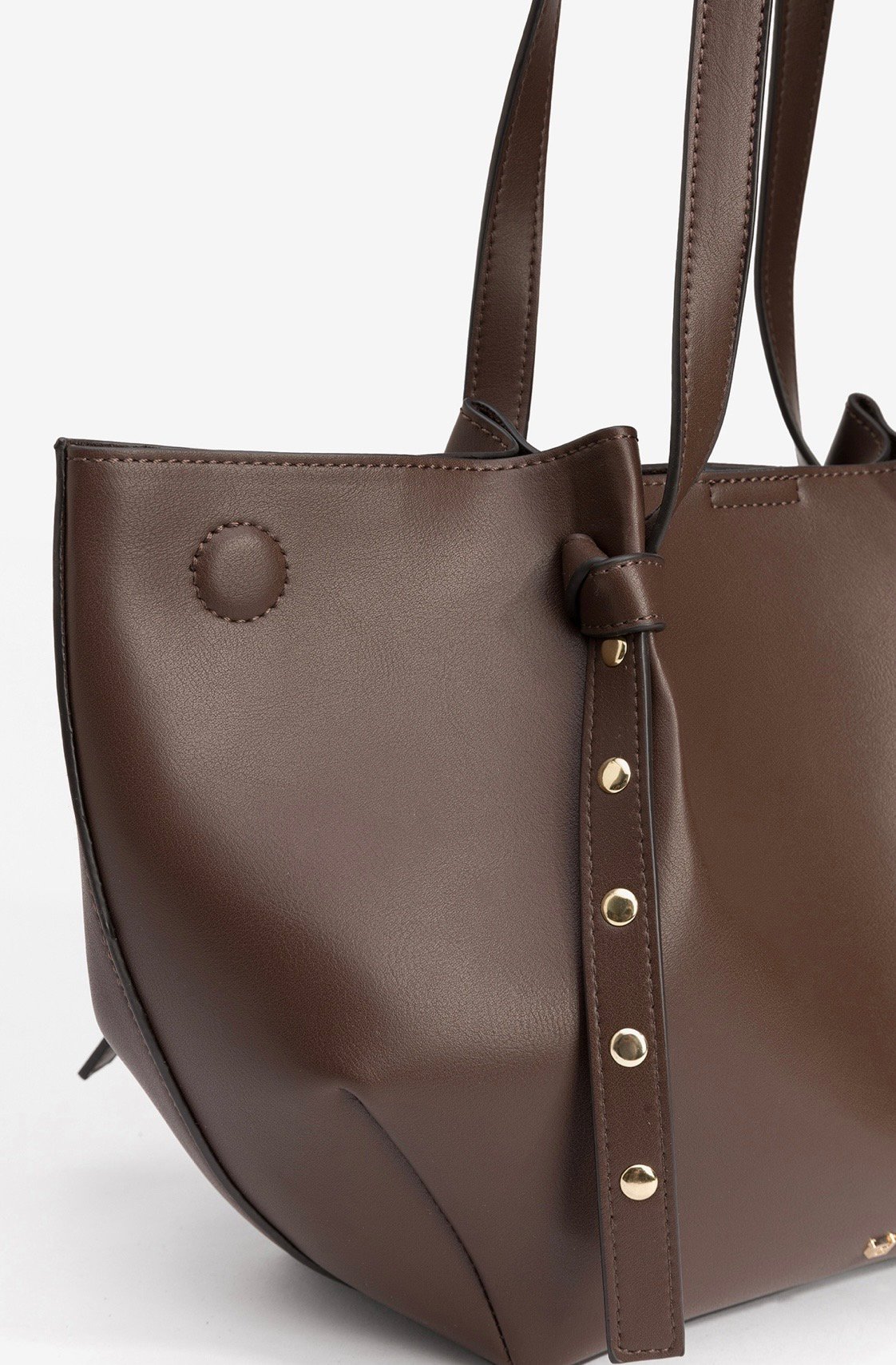 Bolso Shopper Marrón Chocolate - Imagen 4